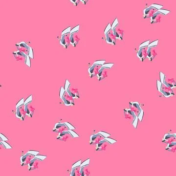 Seamless pattern elegant shoes wedding cartoon vector Stock Illustration