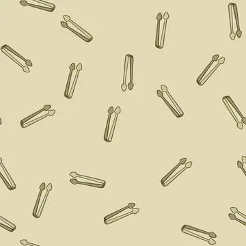 Seamless pattern elegant sugar cube tongs cartoon vector Stockillustratie