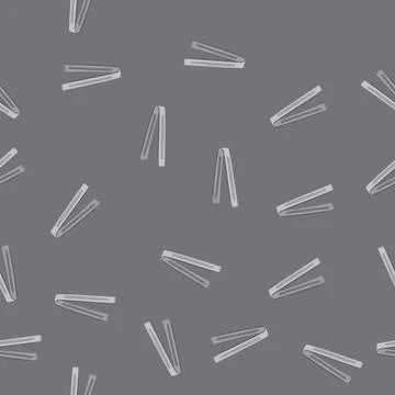 Seamless pattern elegant sugar cube tongs cartoon vector 库存插图