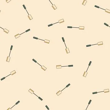 Seamless pattern elegant torchere cartoon vector Illustrazione stock