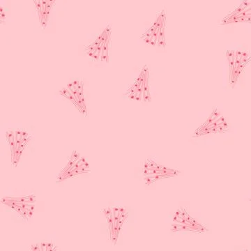 Seamless pattern elegant veil bridal cartoon vector Illustrazione stock