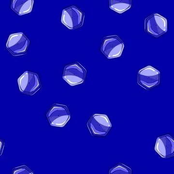 Seamless pattern element glass button cartoon vector 스톡 일러스트