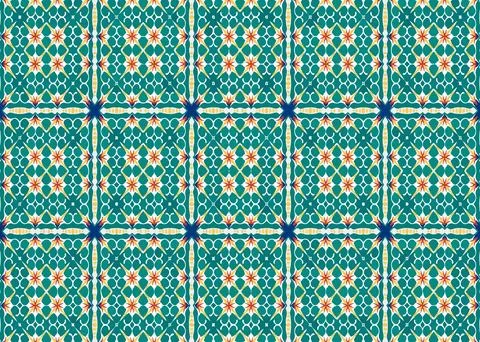 Seamless pattern with elements Ilustração Stock