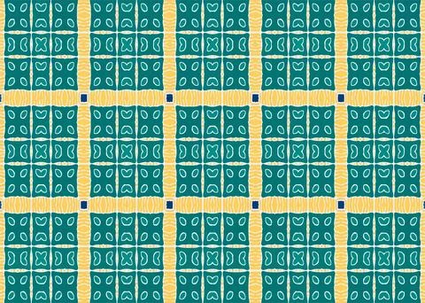 Seamless pattern with elements Stock Illustration