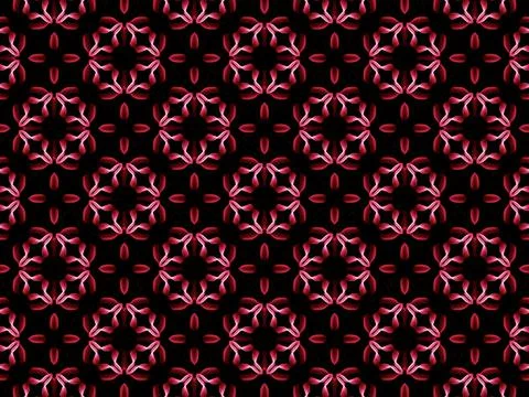 Seamless pattern with elements of red stripes Stock Illustration