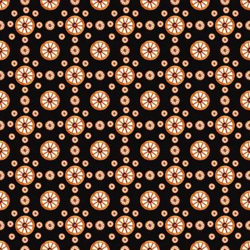 Seamless pattern with elements of vintage wheel. Illustrazione stock
