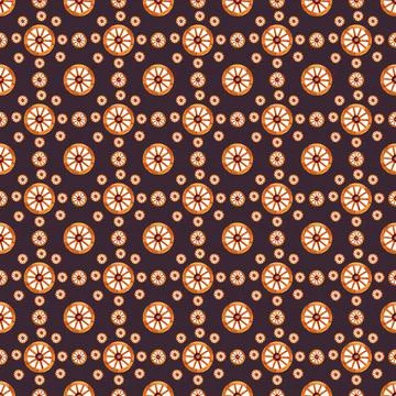 Seamless pattern with elements of vintage wheel. Stockillustratie