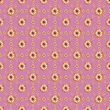 Seamless pattern with elements of vintage wheel. Stock Illustration
