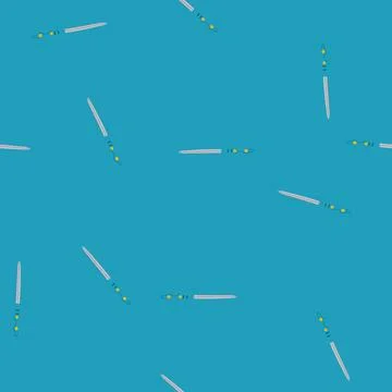 Seamless pattern email letter opener cartoon vector Stock Illustration