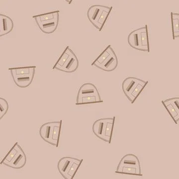 Seamless pattern email mailbox letter cartoon vector 库存插图