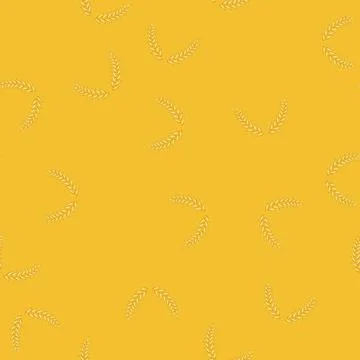 Seamless pattern emblem gold laurel cartoon vector Illustrazione stock