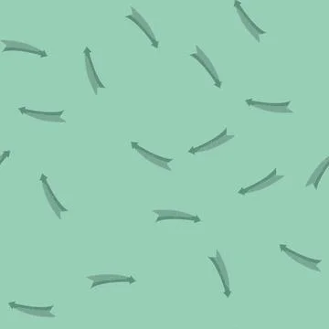 Seamless pattern emblem retro arrow banner cartoon vector Stock Illustration