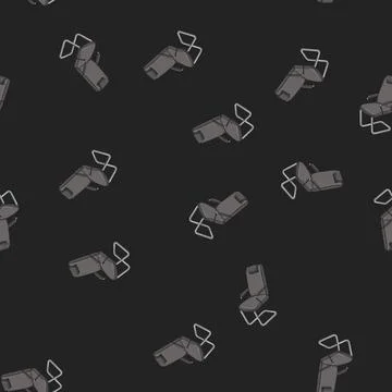 Seamless pattern empty office chair cartoon vector Stock Illustration