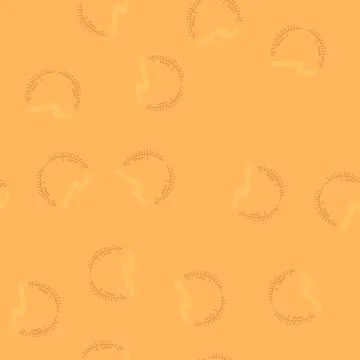 Seamless pattern en gold laurel cartoon vector Stock Illustration