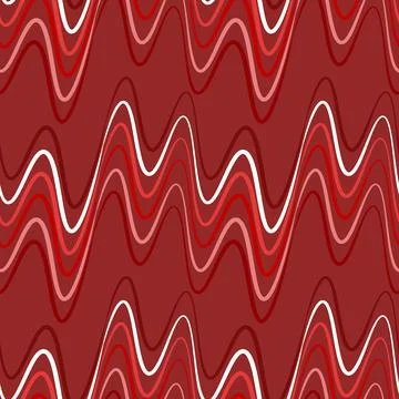 A seamless pattern, endless texture on a square background - waves of electri 스톡 일러스트