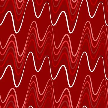 A seamless pattern, endless texture on a square background - waves of electri 스톡 일러스트