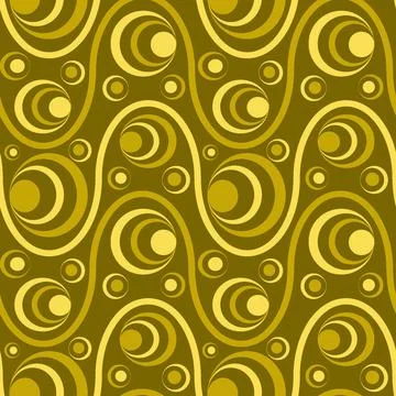 Seamless pattern, endless texture on a square background - colored waves and  Illustrazione stock