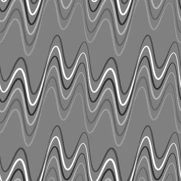 A seamless pattern, endless texture on a square background - waves of electri Illustrazione stock