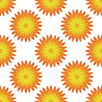 Seamless pattern, endless texture on a square background - stylized snowflake Illustrazione stock