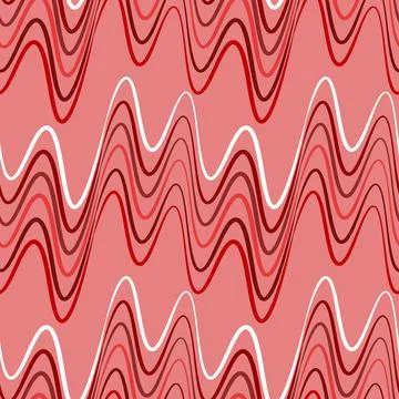 A seamless pattern, endless texture on a square background - waves of electri 스톡 일러스트