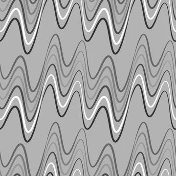 A seamless pattern, endless texture on a square background - waves of electri Illustrazione stock