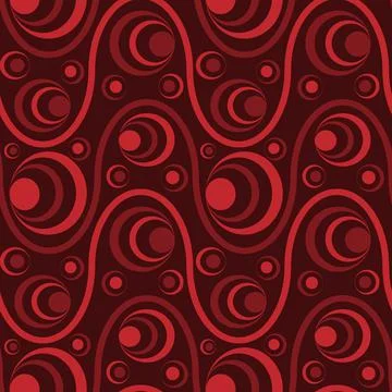 Seamless pattern, endless texture on a square background - colored waves and  イラスト素材