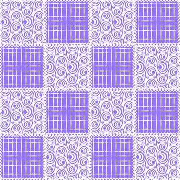 Seamless pattern, endless texture- on the theme of needlework and decor - pat Stock Illustration
