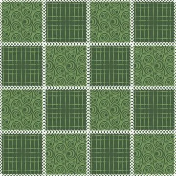 Seamless pattern, endless texture- on the theme of needlework and decor - pat Stock Illustration