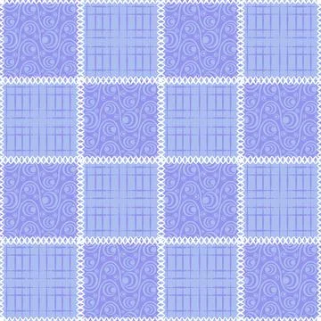 Seamless pattern, endless texture- on the theme of needlework and decor - pat Stock Illustration