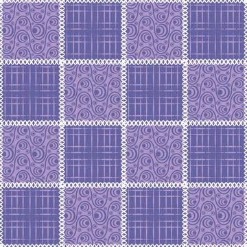 Seamless pattern, endless texture- on the theme of needlework and decor - pat Stock Illustration