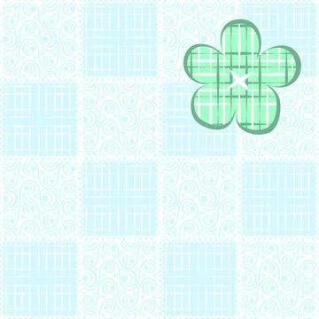 Seamless pattern, endless texture- on the theme of needlework and decor - pat Illustrazione stock