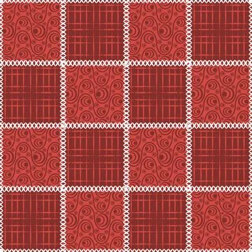 Seamless pattern, endless texture- on the theme of needlework and decor - pat Stock Illustration