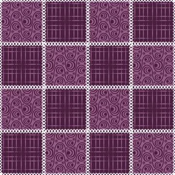 Seamless pattern, endless texture- on the theme of needlework and decor - pat Stock Illustration