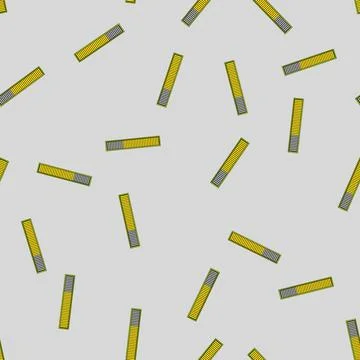 Seamless pattern Energy bar showing progress and completion status Stock Illustration