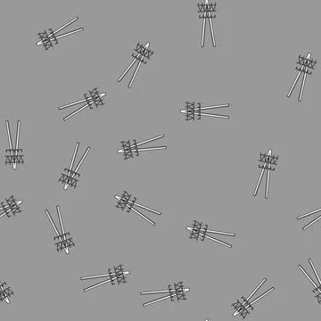 Seamless pattern energy electric pylon cartoon vector Stockillustratie