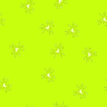 Seamless pattern energy impact vfx cartoon vector Stock Illustration