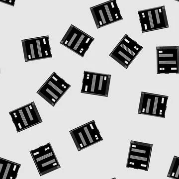 Seamless pattern energy mobile phone battery cartoon vector 스톡 일러스트