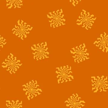 Seamless pattern energy sun groovy cartoon vector Stock Illustration