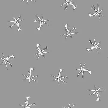 Seamless pattern energy wind turbine home use cartoon vector Stock Illustration