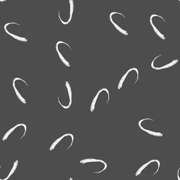 Seamless pattern engine plane smoke trail cartoon vector Stock Illustration