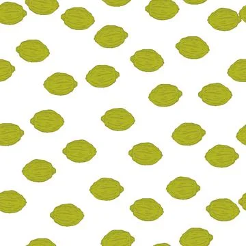 Seamless pattern engraved lemons. Vintage background citrus fruit in hand dra Stock Illustration