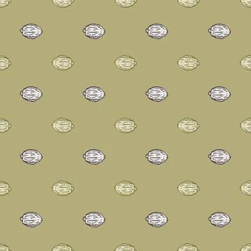 Seamless pattern engraved lemons. Vintage background citrus fruit in hand dra Stock Illustration