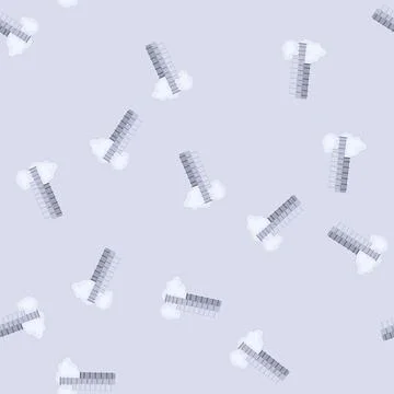 Seamless pattern environment industrial crimney cartoon vector Stock Illustration