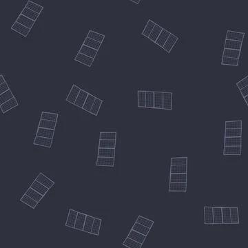 Seamless pattern environment solar panels cartoon vector イラスト素材
