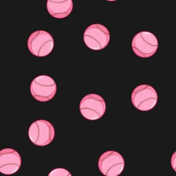 Seamless pattern equipment baseball ball cartoon vector イラスト素材
