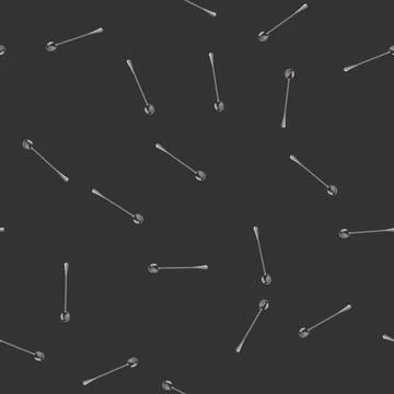 Seamless pattern equipment cocktail spoon cartoon vector イラスト素材