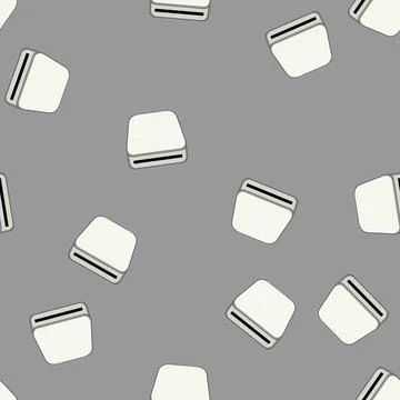 Seamless pattern equipment compact photo printer cartoon vector Stockillustratie