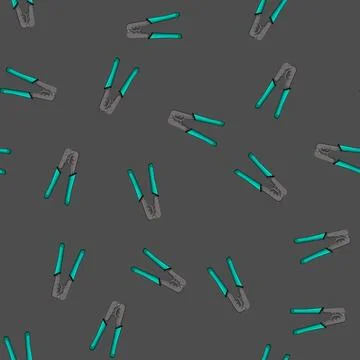 Seamless pattern equipment crimper tool cartoon vector Stock Illustration