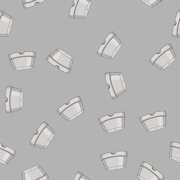 Seamless pattern equipment junction box cartoon vector Stock Illustration
