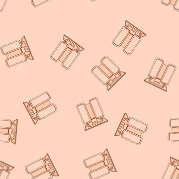Seamless pattern ergonomic book reading stand cartoon vector Stock Illustration